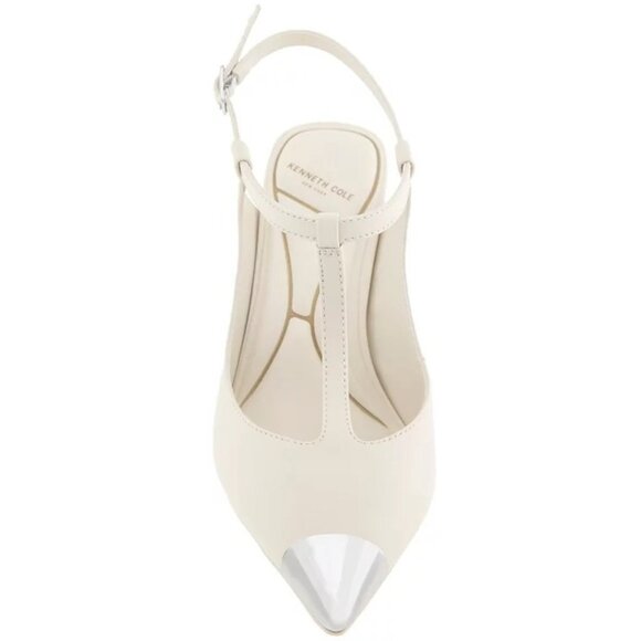 Kenneth Cole New York Women's Romi Cap Toe T-Strap Pumps - Picture 3 of 4